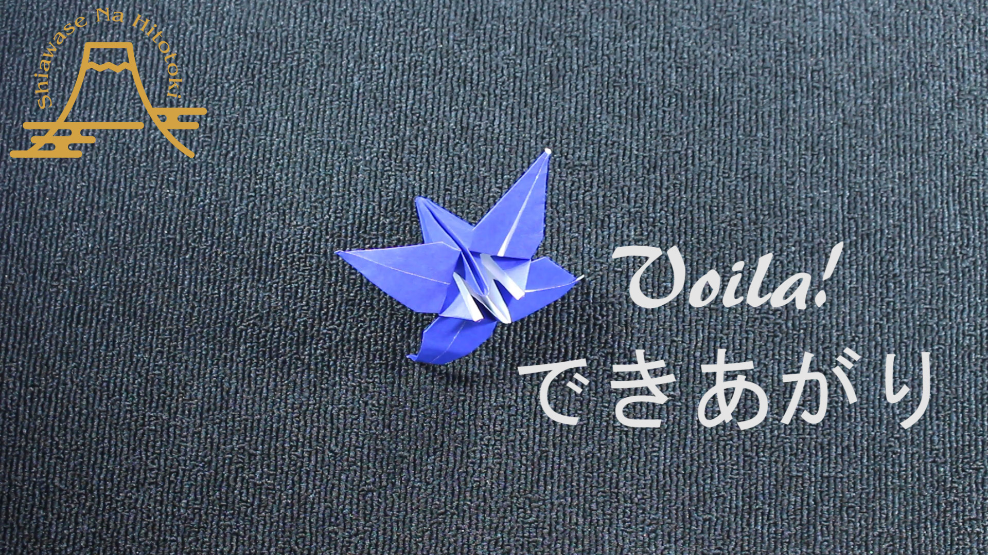 簡単 折り紙 アヤメ 菖蒲 の折り方 奇麗で立体的な折り紙です 折り紙の折り方 幸せなひと時